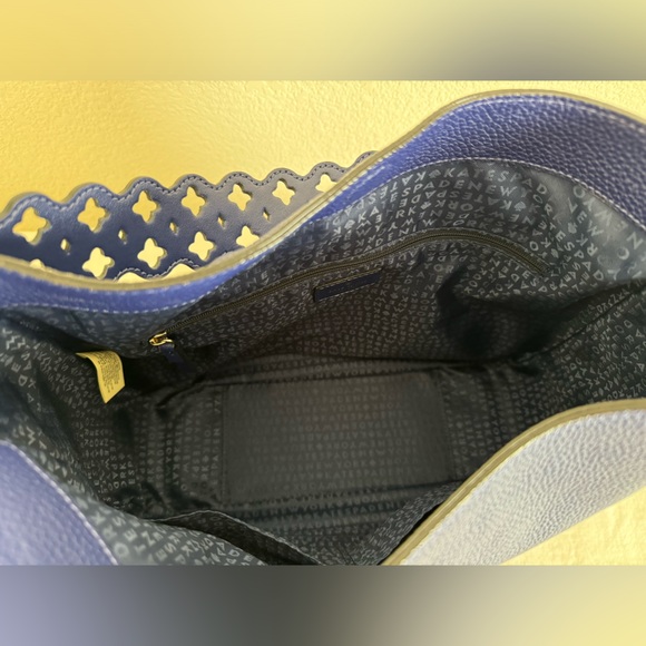 Kate Spade Shoulder Bag- blue, pebbled leather - Picture 9 of 10